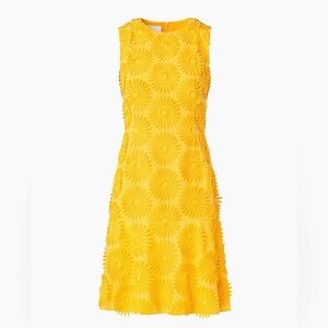 Akris Punto New Hello Sunshine Superpose Embroidered Dress Size US 6 $1,590.00